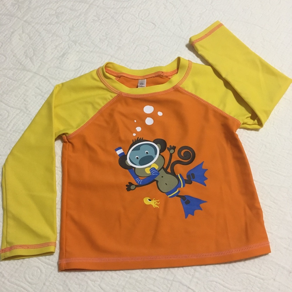 18m (5/$20) Long-Sleeved Rashguard Top